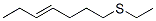 7-Ethylthio-3-hepteneStructure,55320-20-2Structure 7-Ethylthio-3-heptene Structure,55320-20-2Structure
