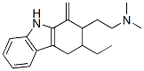 N,N-二甲基-3-乙基-1-亞甲基-2,3,4,9-四氫-1H-咔唑-2-乙胺結(jié)構(gòu)式_55320-35-9結(jié)構(gòu)式
