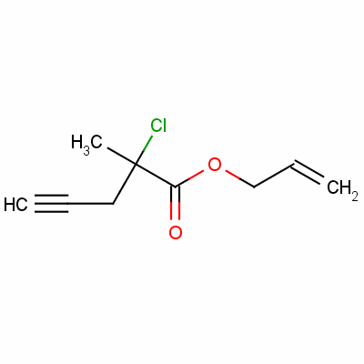 丙-2-炔基 2-氯丙酸酯結(jié)構(gòu)式_55360-12-8結(jié)構(gòu)式