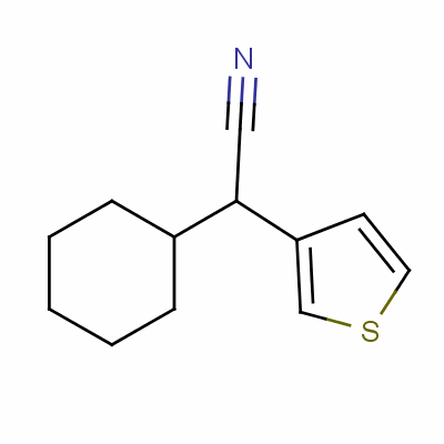 Alpha-cyclohexylthiophen-3-acetonitrileStructure,55504-22-8Structure Alpha-cyclohexylthiophen-3-acetonitrile Structure,55504-22-8Structure