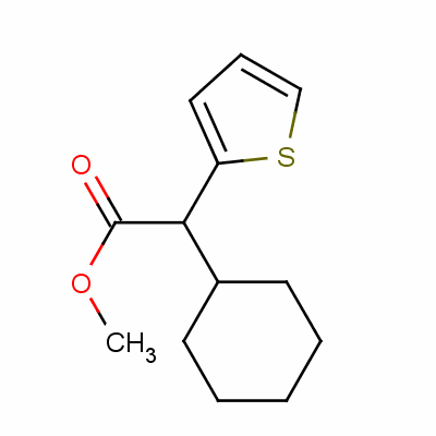 Methyl alpha-cyclohexylthiophen-2-acetateStructure,55504-38-6Structure Methyl alpha-cyclohexylthiophen-2-acetate Structure,55504-38-6Structure