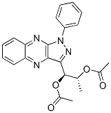 (1S,2r)-1-[1-苯基-1H-吡唑并[3,4-b]喹噁啉-3-基]-1,2-丙二醇二乙酸酯結(jié)構(gòu)式_55591-19-0結(jié)構(gòu)式