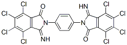 2,2-(1,4-亞苯基)雙(4,5,6,7-四氯-3-亞氨基異吲哚啉-1-酮)結(jié)構(gòu)式_55647-99-9結(jié)構(gòu)式