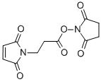 3-馬來(lái)酰亞胺基丙酸羥基琥珀酰亞胺酯結(jié)構(gòu)式_55750-62-4結(jié)構(gòu)式