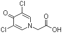3,5-Dichloro-4-pyridone-N-acetic acidStructure,56187-37-2Structure 3,5-Dichloro-4-pyridone-N-acetic acid Structure,56187-37-2Structure