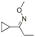 1-Cyclopropyl-1-propanone o-methyl oximeStructure,56336-10-8Structure 1-Cyclopropyl-1-propanone o-methyl oxime Structure,56336-10-8Structure