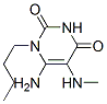 (9ci)-6-氨基-1-丁基-5-(甲基氨基)-2,4(1H,3h)-嘧啶二酮結(jié)構(gòu)式_565165-41-5結(jié)構(gòu)式