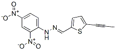 5-(1-Propynyl)-2-thiophenecarbaldehyde 2,4-dinitrophenyl hydrazoneStructure,56588-22-8Structure 5-(1-Propynyl)-2-thiophenecarbaldehyde 2,4-dinitrophenyl hydrazone Structure,56588-22-8Structure