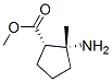 Methyl (1s,2r)-2-amino-2-methylcyclopentanecarboxylateStructure,566157-95-7Structure Methyl (1s,2r)-2-amino-2-methylcyclopentanecarboxylate Structure,566157-95-7Structure