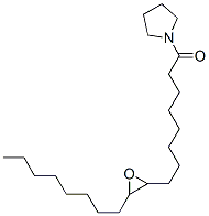 1-[8-(3-辛基環(huán)氧乙烷-2-基)辛酰基]吡咯烷結(jié)構(gòu)式_56630-37-6結(jié)構(gòu)式