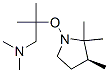 N,n,2-三甲基-2-[[(3s)-2,2,3-三甲基-1-吡咯烷]氧基]-1-丙胺結(jié)構(gòu)式_56630-75-2結(jié)構(gòu)式