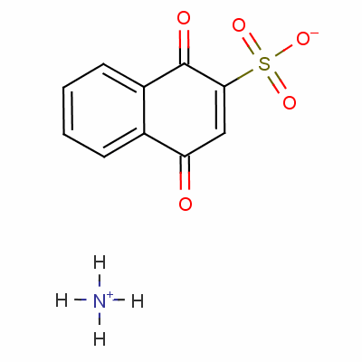 Ammonium 1,4-dihydro-1,4-dioxonaphthalene-2-sulphonateStructure,56633-19-3Structure Ammonium 1,4-dihydro-1,4-dioxonaphthalene-2-sulphonate Structure,56633-19-3Structure