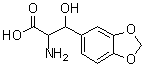 2-Amino-3-(1,3-benzodioxol-5-yl)-3-hydroxypropionic acidStructure,56672-56-1Structure 2-Amino-3-(1,3-benzodioxol-5-yl)-3-hydroxypropionic acid Structure,56672-56-1Structure