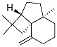 (2aS,4aR,8aR)-2,2,4A-三甲基-8-亞甲基十氫環(huán)丁[c]茚結(jié)構(gòu)式_56684-97-0結(jié)構(gòu)式