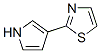 Thiazole, 2-(1h-pyrrol-3-yl)-Structure,566931-93-9Structure Thiazole, 2-(1h-pyrrol-3-yl)- Structure,566931-93-9Structure