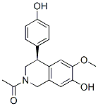 (4S)-2-乙?；?1,2,3,4-四氫-4-(4-羥基苯基)-6-甲氧基-7-異羥基喹啉結(jié)構(gòu)式_56771-98-3結(jié)構(gòu)式