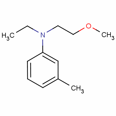 N-ethyl-n-(2-methoxyethyl)-m-toluidineStructure,56773-61-6Structure N-ethyl-n-(2-methoxyethyl)-m-toluidine Structure,56773-61-6Structure
