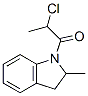 (9ci)-1-(2-氯-1-氧代丙基)-2,3-二氫-2-甲基-1H-吲哚結構式_568566-38-1結構式