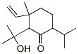 3-乙烯-2-(1-羥基-1-甲基乙基)-3-甲基-6-(1-甲基乙基)-環(huán)己酮結(jié)構(gòu)式_56881-80-2結(jié)構(gòu)式