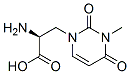 1(2H)-pyrimidinepropanoic acid,alpha-amino-3,4-dihydro-3-methyl-2,4-dioxo-,(alphas)-(9ci)Structure,569371-09-1Structure 1(2H)-pyrimidinepropanoic acid,alpha-amino-3,4-dihydro-3-methyl-2,4-dioxo-,(alphas)-(9ci) Structure,569371-09-1Structure