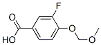 Benzoic acid,3-fluoro-4-(methoxymethoxy)-(9ci)Structure,570408-32-1Structure Benzoic acid,3-fluoro-4-(methoxymethoxy)-(9ci) Structure,570408-32-1Structure