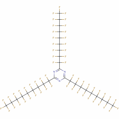 2,4,6-Tris(perfluorononyl)-s-triazineStructure,57101-59-4Structure 2,4,6-Tris(perfluorononyl)-s-triazine Structure,57101-59-4Structure
