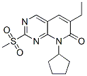 8-環(huán)戊基-6-乙基-2-(甲基磺?；?-吡啶并[2,3-d]嘧啶-7(8H)-酮結(jié)構(gòu)式_571189-26-9結(jié)構(gòu)式