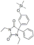 1,3-二乙基-5-苯基-5-[3-(三甲基硅氧基)苯基]-2,4-咪唑啉二酮結(jié)構(gòu)式_57326-25-7結(jié)構(gòu)式