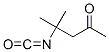 2-Pentanone,4-isocyanato-4-methyl-(9ci)Structure,57381-94-9Structure 2-Pentanone,4-isocyanato-4-methyl-(9ci) Structure,57381-94-9Structure