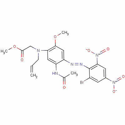 n-[5-(乙?；被?-4-[(2-溴-4,6-二硝基苯基)氮雜]-2-甲氧基苯基]-n-烯丙基甘氨酸甲酯結(jié)構(gòu)式_57414-26-3結(jié)構(gòu)式