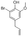 6-Bromo-4-allyl-2-methoxyphenolStructure,5746-37-2Structure 6-Bromo-4-allyl-2-methoxyphenol Structure,5746-37-2Structure