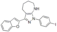 (9ci)-3-(2-苯并呋喃)-1,4,5,6,7,8-六氫-1-(4-碘苯基)-吡唑并[3,4-b]氮雜卓結(jié)構(gòu)式_575430-40-9結(jié)構(gòu)式