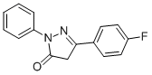 2,4-Dihydro-5-(4-fluorophenyl)-2-phenyl-3h-pyrazol-3-oneStructure,575455-54-8Structure 2,4-Dihydro-5-(4-fluorophenyl)-2-phenyl-3h-pyrazol-3-one Structure,575455-54-8Structure