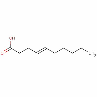 反式-4-癸烯酸結(jié)構(gòu)式_57602-94-5結(jié)構(gòu)式