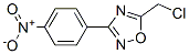 5-Chloromethyl-3-(4-nitro-phenyl)-[1,2,4]oxadiazole Structure,57611-19-5Structure