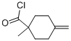 Cyclohexanecarbonyl chloride,1-methyl-4-methylene-(9ci)Structure,57738-82-6Structure Cyclohexanecarbonyl chloride,1-methyl-4-methylene-(9ci) Structure,57738-82-6Structure