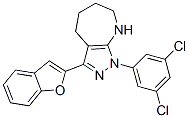 (9ci)-3-(2-苯并呋喃)-1-(3,5-二氯苯基)-1,4,5,6,7,8-六氫-吡唑并[3,4-b]氮雜卓結(jié)構(gòu)式_579438-70-3結(jié)構(gòu)式