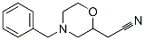 4-Benzyl-2-morpholineacetonitrileStructure,57962-45-5Structure 4-Benzyl-2-morpholineacetonitrile Structure,57962-45-5Structure