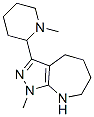 (9ci)-1,4,5,6,7,8-六氫-1-甲基-3-(1-甲基-2-哌啶基)-吡唑并[3,4-b]氮雜卓結(jié)構(gòu)式_583810-76-8結(jié)構(gòu)式
