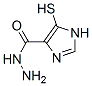 1H-imidazole-4-carboxylicacid,5-mercapto-,hydrazide(9ci) Structure,58413-35-7Structure