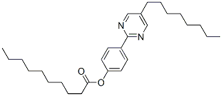 4-(5-Octyl-2-pyrimidinyl)phenyl decanoateStructure,58415-94-4Structure 4-(5-Octyl-2-pyrimidinyl)phenyl decanoate Structure,58415-94-4Structure