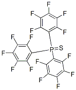 Tris(pentafluorophenyl)phosphine sulfideStructure,5853-63-4Structure Tris(pentafluorophenyl)phosphine sulfide Structure,5853-63-4Structure