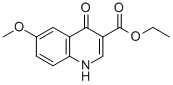 Ethyl 4-hydroxy-6-methoxyquinoline-3-carboxylateStructure,5866-54-6Structure Ethyl 4-hydroxy-6-methoxyquinoline-3-carboxylate Structure,5866-54-6Structure