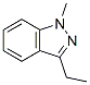 3-乙基-1-甲基-1H-吲唑結(jié)構(gòu)式_58734-65-9結(jié)構(gòu)式