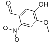 5-Hydroxy-4-methoxy-2-nitrobenzaldehydeStructure,58749-47-6Structure 5-Hydroxy-4-methoxy-2-nitrobenzaldehyde Structure,58749-47-6Structure