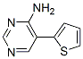 5-(2-Thienyl)-4-pyrimidinamineStructure,58758-95-5Structure 5-(2-Thienyl)-4-pyrimidinamine Structure,58758-95-5Structure
