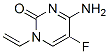 2(1H)-pyrimidinone,4-amino-1-ethenyl-5-fluoro-(9ci)Structure,588715-92-8Structure 2(1H)-pyrimidinone,4-amino-1-ethenyl-5-fluoro-(9ci) Structure,588715-92-8Structure