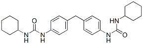 N,N-(亞甲基二-4,1-亞苯基)雙[n-環(huán)己基-脲結構式_58890-25-8結構式