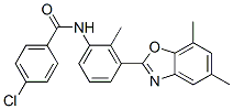 (9ci)-4-氯-n-[3-(5,7-二甲基-2-苯并噁唑基)-2-甲基苯基]-苯甲酰胺結(jié)構(gòu)式_590395-74-7結(jié)構(gòu)式