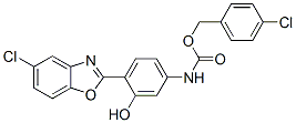 (9ci)-[4-(5-氯-2-苯并噁唑基)-3-羥基苯基]-氨基甲酸 (4-氯苯基)甲酯結(jié)構(gòu)式_590396-75-1結(jié)構(gòu)式